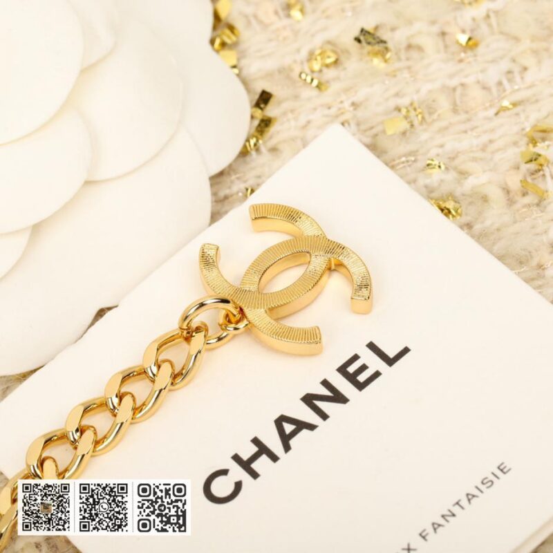 Chanel菱格爱心穿皮腰 - Image 5