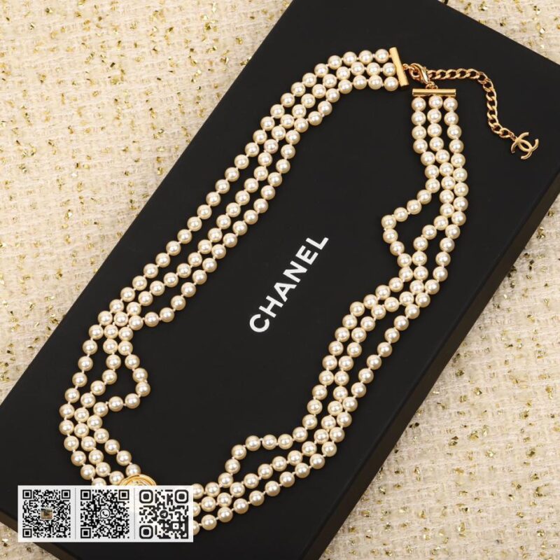 Chanel 纽扣双C珍珠腰链 - Image 2