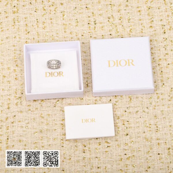 Dior 3层珠钻戒指