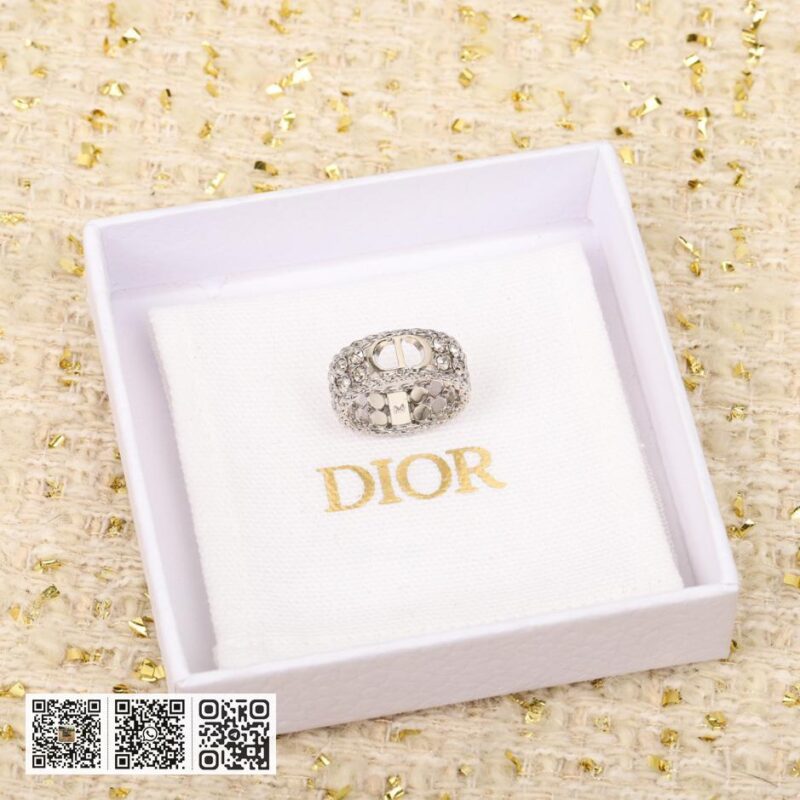 Dior 3层珠钻戒指 - Image 2