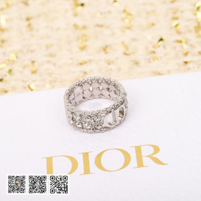 Dior 3层珠钻戒指 - Image 3