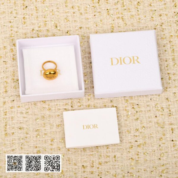 Dior 复古金蛋戒指