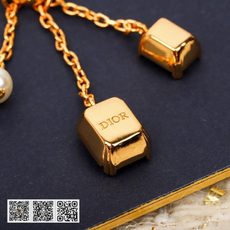 Dior 一珠两钻项链 - Image 4