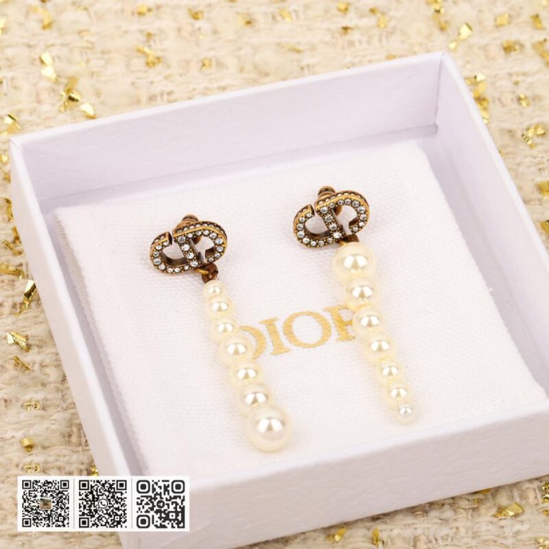Dior CD 珍珠耳环 - Image 2