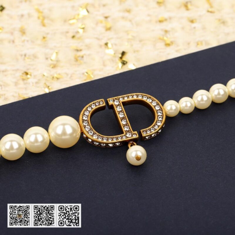 Dior CD珍珠Choker项链 - Image 4