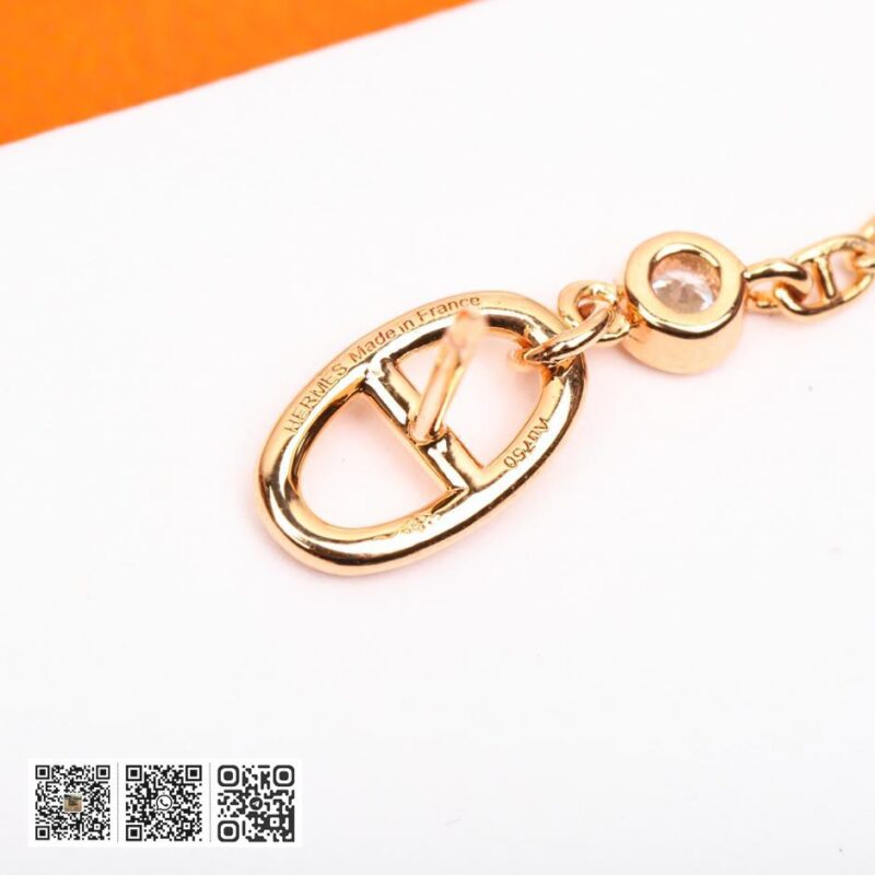 Hermes 猪鼻子耳环 可订做18K真金真钻版， - Image 6