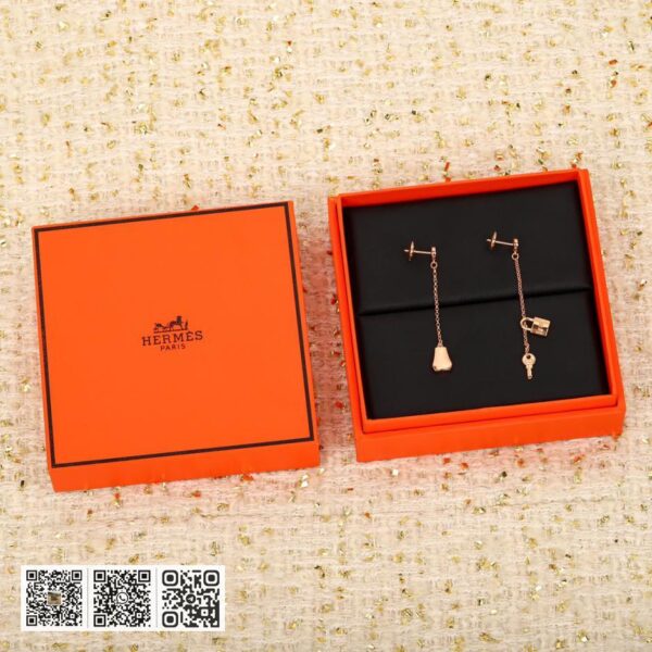 Hermes Kelly Clochette耳环 可订做真金真钻