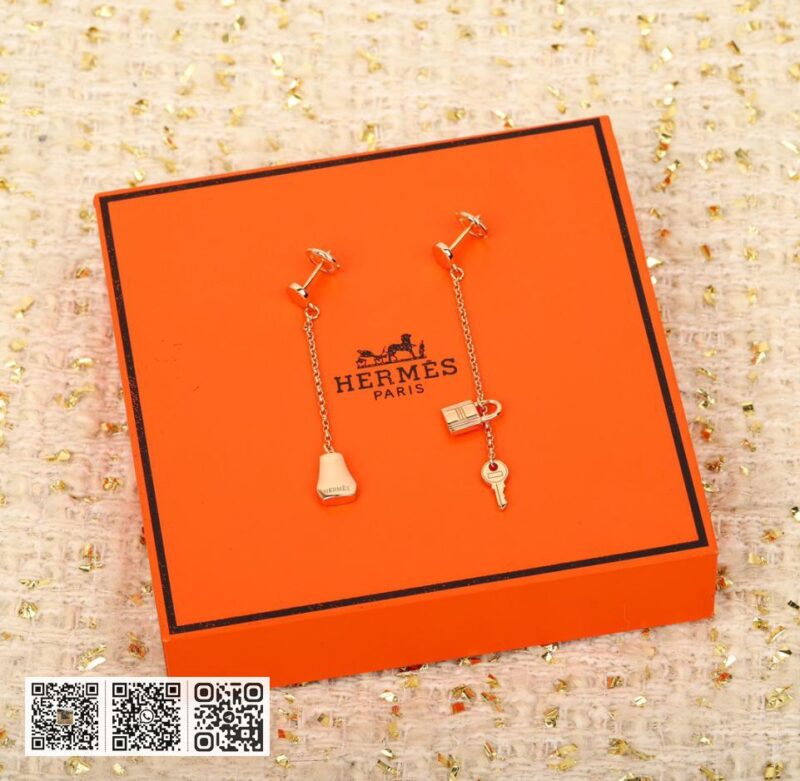 Hermes Kelly Clochette耳环 可订做真金真钻 - Image 4