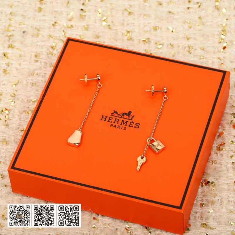 Hermes Kelly Clochette耳环 可订做真金真钻 - Image 6