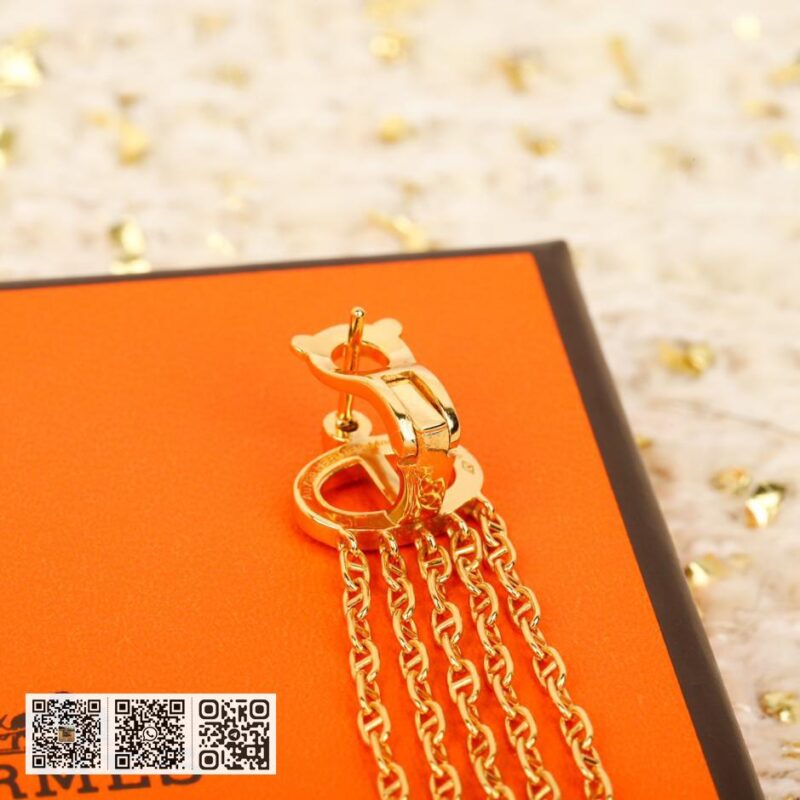 Hermes 猪鼻子耳环 可订做18K真金真钻版 - Image 4