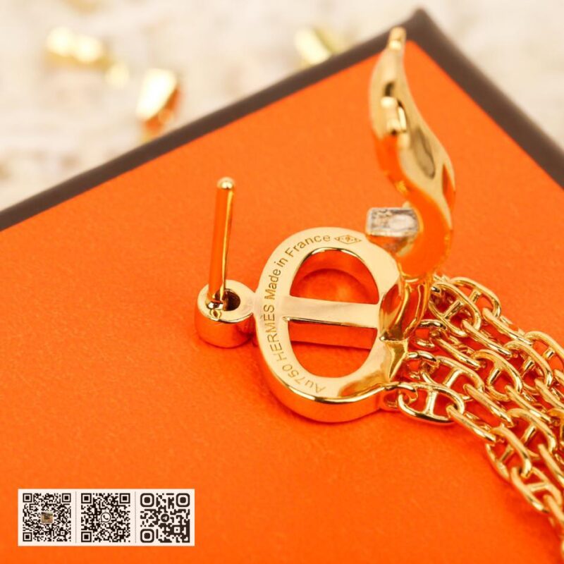 Hermes 猪鼻子耳环 可订做18K真金真钻版 - Image 5