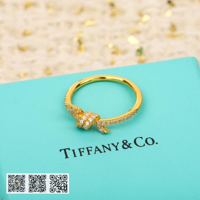 Tiffany Knot满钻戒指 - Image 2