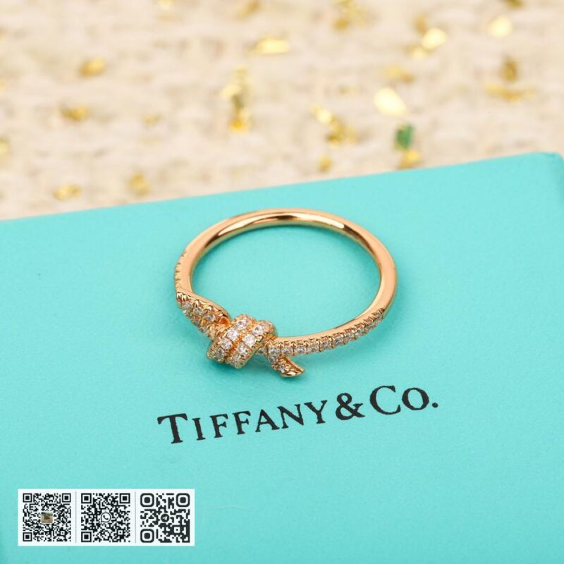 Tiffany Knot满钻戒指 - Image 3