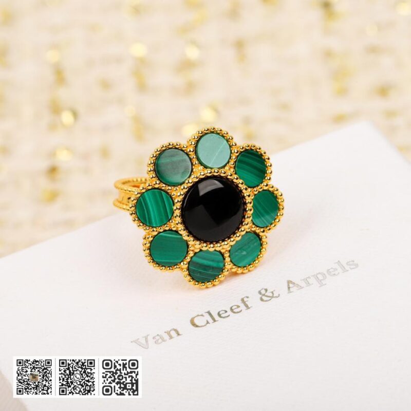 Van Cleef &038; Arpels Paquerette戒指 可订做18K真金真钻版 - Image 3