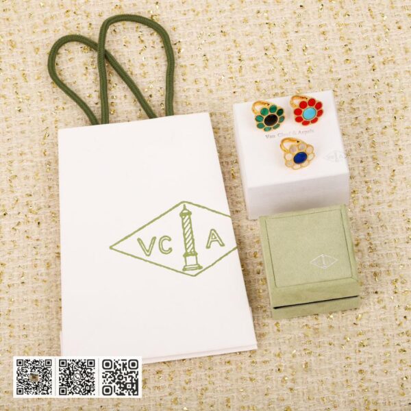 Van Cleef &038; Arpels Paquerette戒指 可订做18K真金真钻版