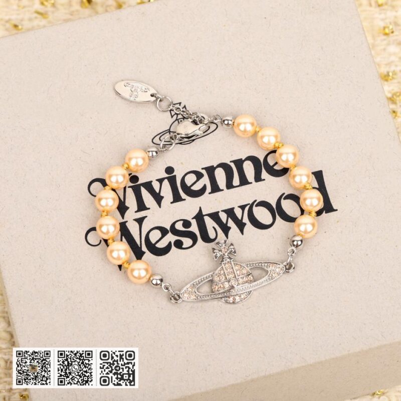 Vivienne Westwood 珍珠手链 施华洛珍珠 施华洛水钻 - Image 4