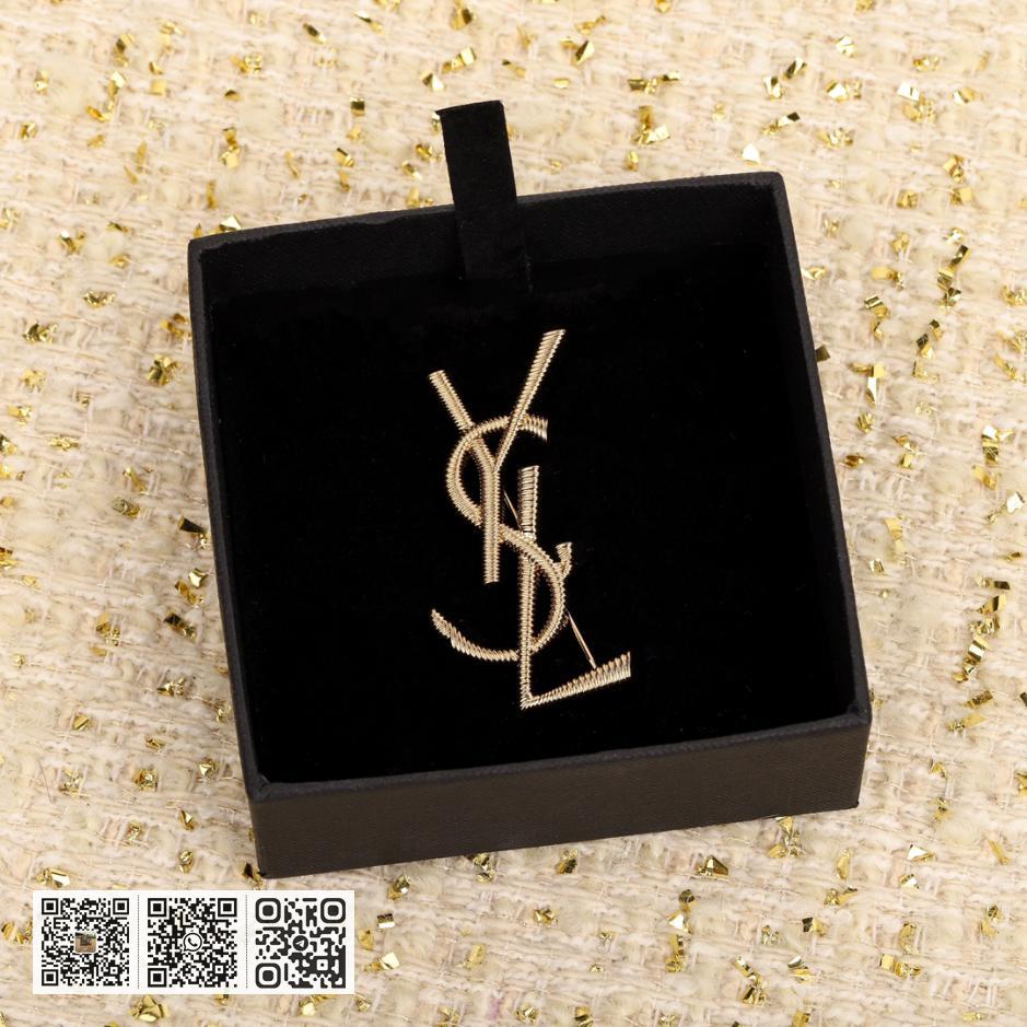 Saint Laurent字母胸针 - Image 2