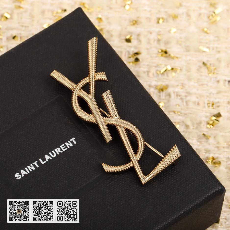 Saint Laurent字母胸针 - Image 6